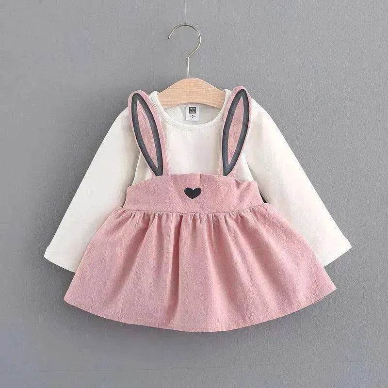 Robe lapin pour petites filles coréennes, robe de princesse bébé 916