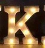 LED Night Light A-Z 0-9 Battery Lamp Wedding Party Decor