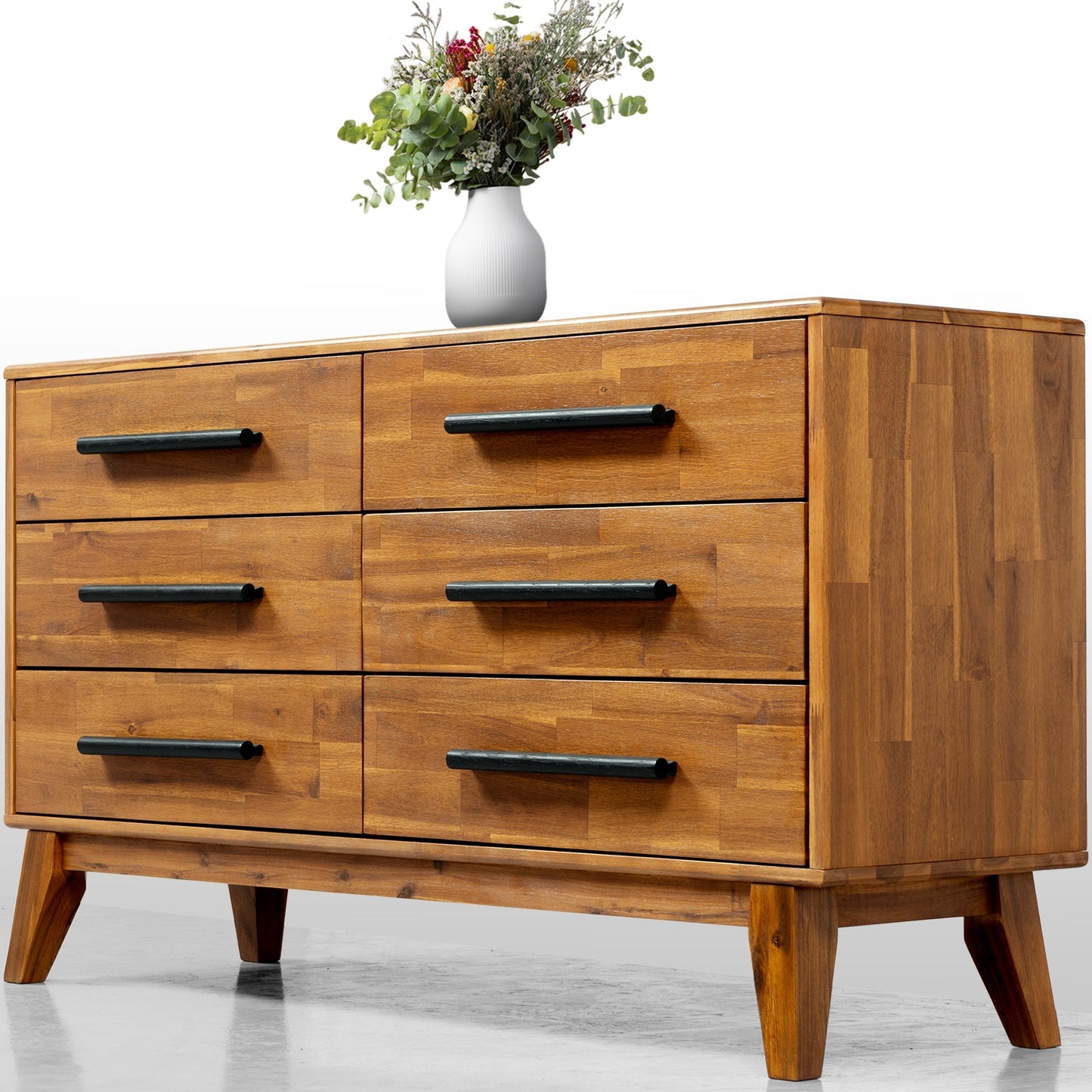Acacia Legacy Solid Wood Dresser for Timeless Elegance and Durability