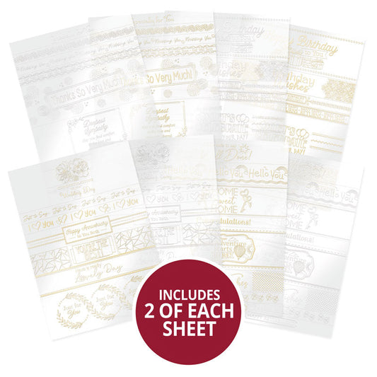 Luxury Foiled Acetate Card Wraps