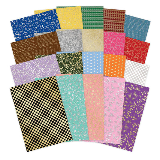 Foiled Edge-to-Edge Cardstock