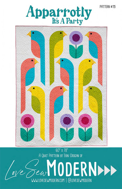 Apparrotly It's A Party Quilt Pattern