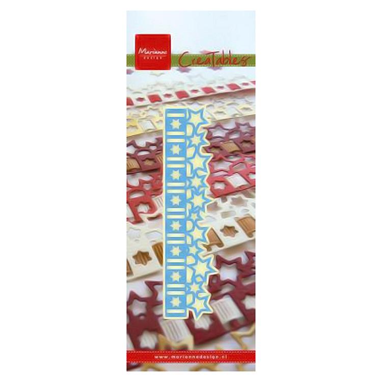 Marianne Design : Matrices de découpe Creatables - Bordure d'étoiles