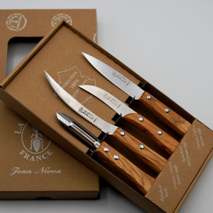 Set of 4 kitchen knives "Cheftaine" Coffret