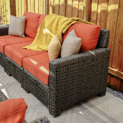 Laguna Point 4-Piece Wicker Outdoor Modular Conversational Set