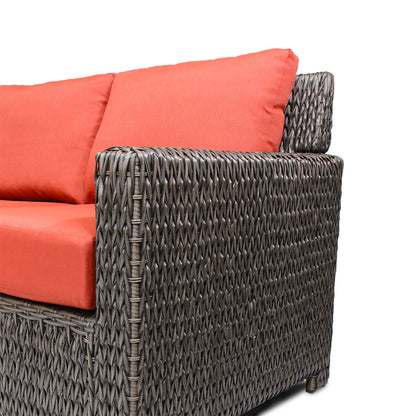 Laguna Point 6-Piece Wicker Outdoor Sectional Set with Coffee Table
