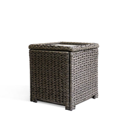 Laguna Point Wicker Outdoor Storage Chest End Table