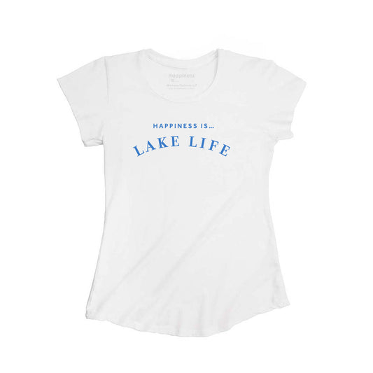 T-shirt femme en bambou Lake Life, blanc