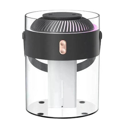 Large Capacity Double Spray Humidifier 26L Ambience Light Commercial Portable Water Replacement