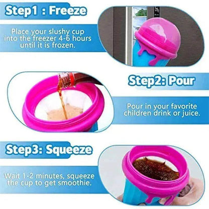 Large Capacity Slushy Cup - Homemade Juice & Smoothie Maker