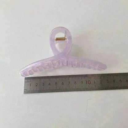 Large Jelly Minimalist Curve Bath Pan Hair Grabber