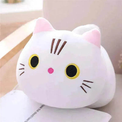 Grande taille dessin animé chat en peluche jouets en tissu poupée longue oreiller coussin animal