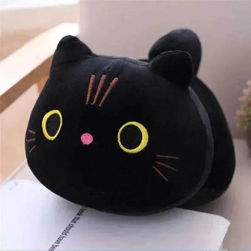 Grande taille dessin animé chat en peluche jouets en tissu poupée longue oreiller coussin animal