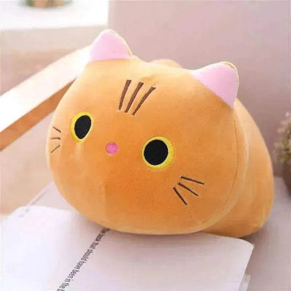 Grande taille dessin animé chat en peluche jouets en tissu poupée longue oreiller coussin animal