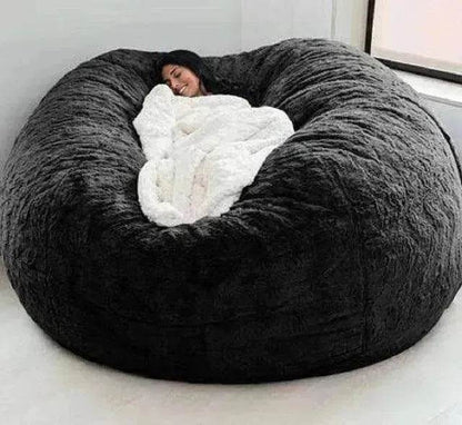 Lazy Sofa Bean Bag Chair Foam Cover