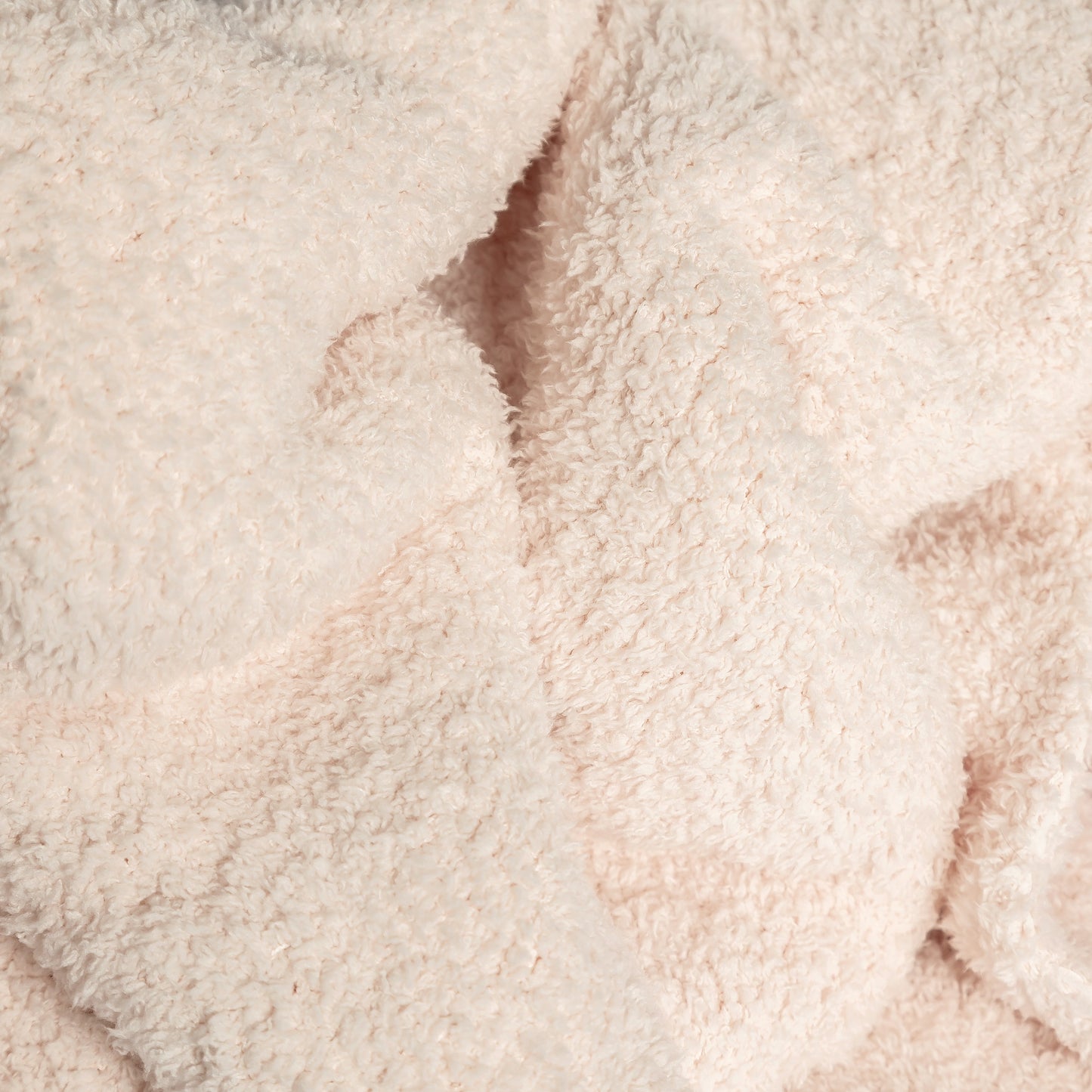 Primrose Pink Solid Double Layered Print Extended Throw