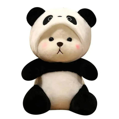 Little Bear Doll Transformation Giant Panda Teddy Plush Toy