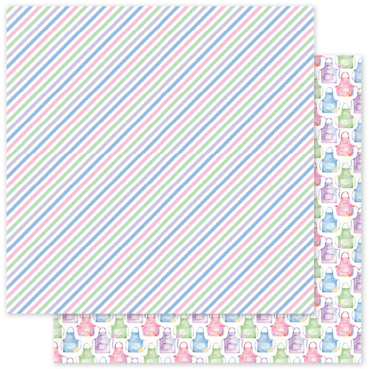 Little Artists Patterns F 12x12 Paper (12pc Bulk Pack) 35065