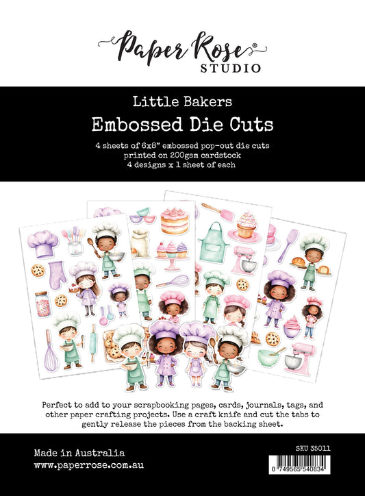 Little Bakers Embossed Die Cuts 35011