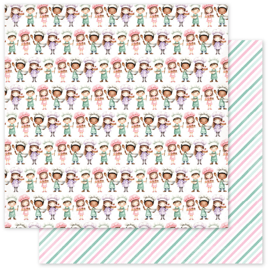 Little Bakers Patterns 12x12 Paper Collection 35023