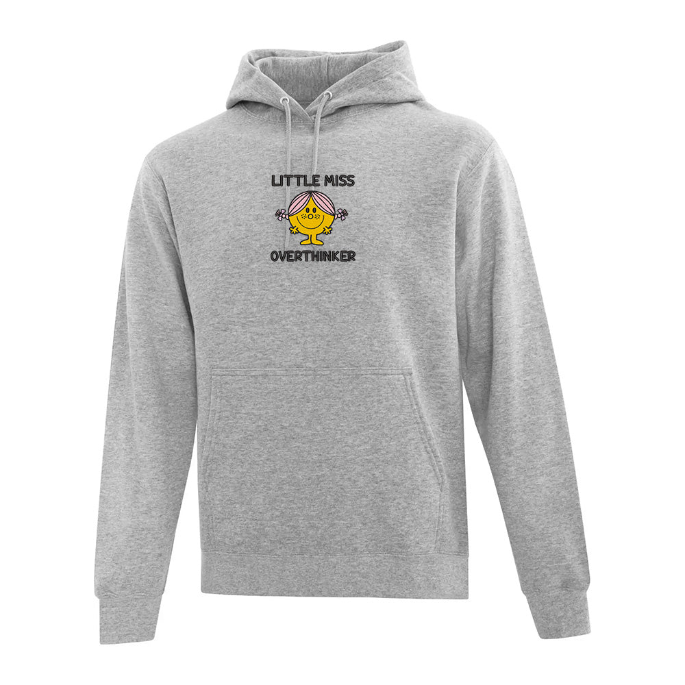 Sweat à capuche « Little Miss Overthinker » brodé