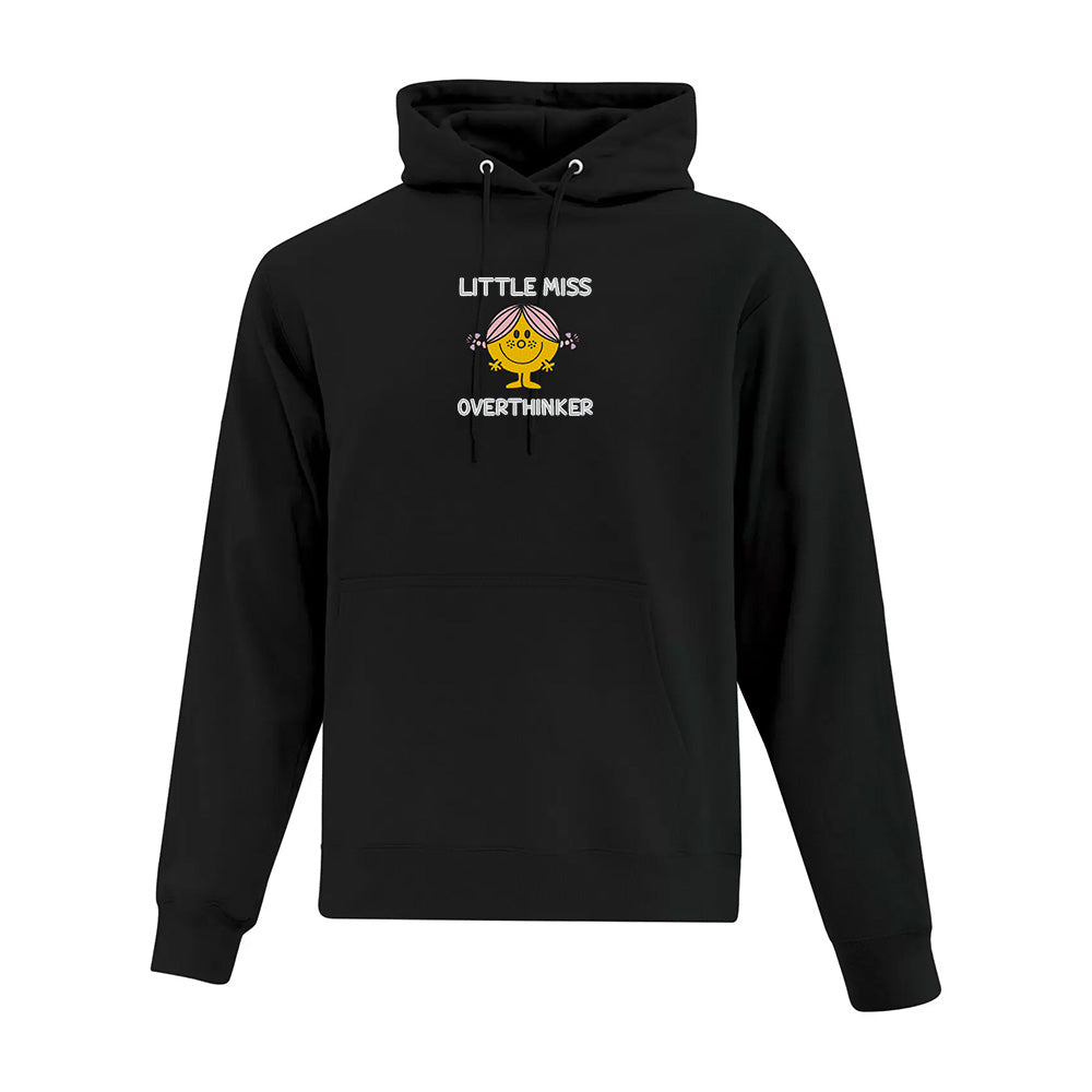 Sweat à capuche « Little Miss Overthinker » brodé