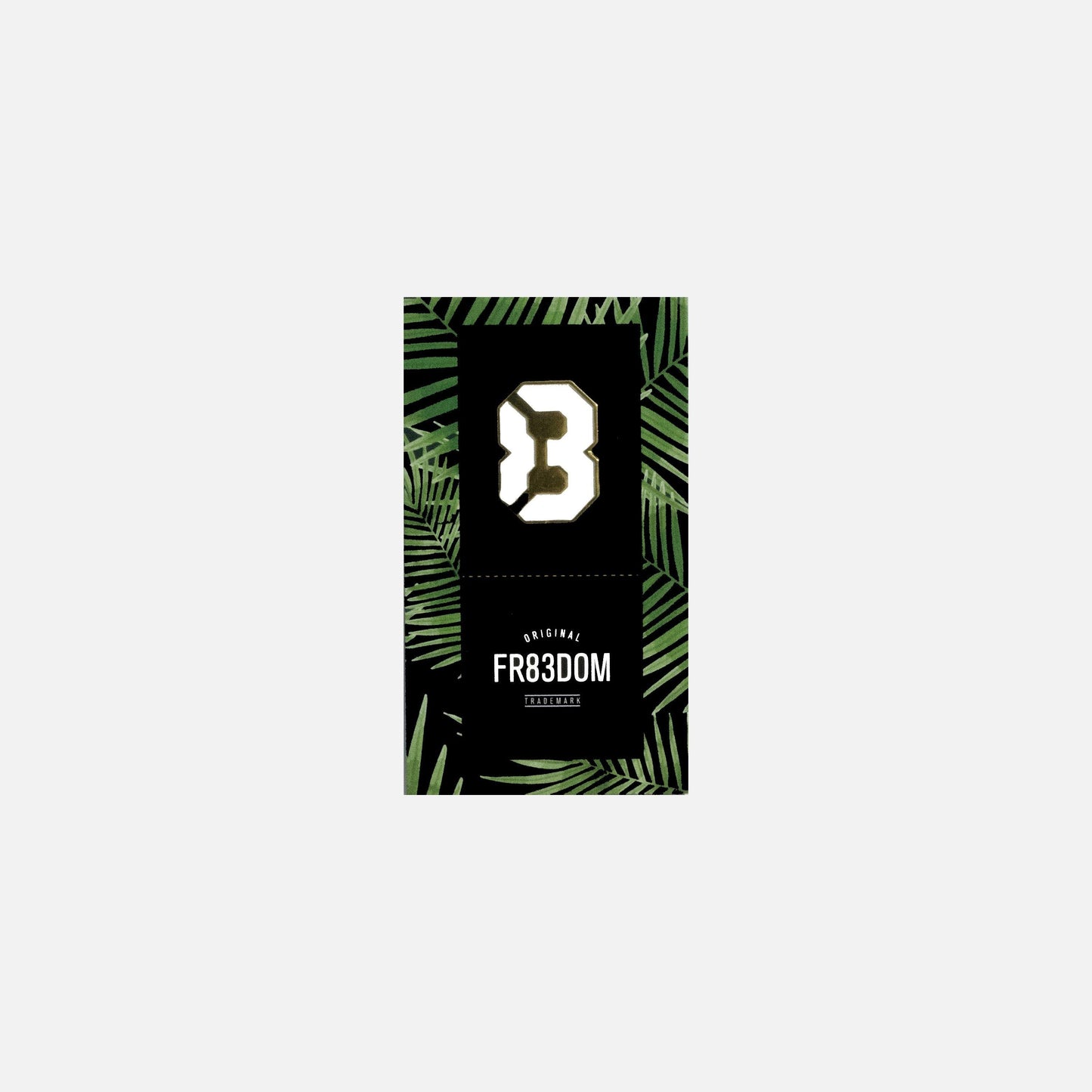 83 LOGO LAPEL PIN - WHITE