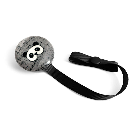 Attache-tétine Lolikö Panda gris