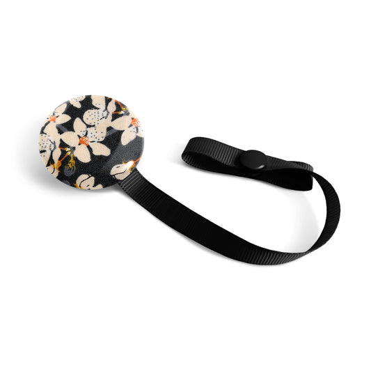 Attache-sucette Lolikö Fleur noire