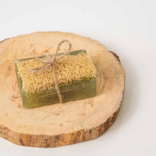 Savon loofah : Huile d'olive