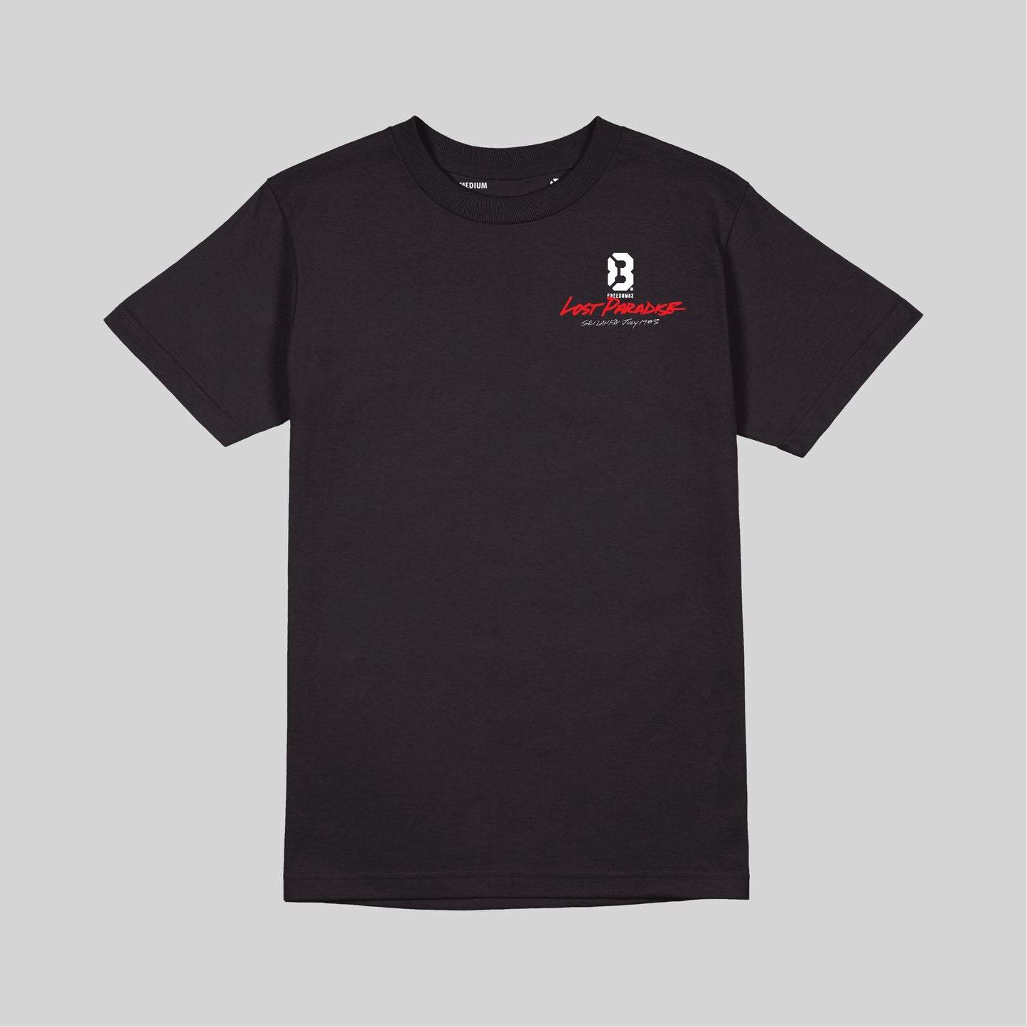T-shirt Lost Paradise - Noir