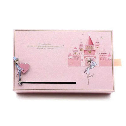 Love Castle Jewelry Ring & Necklace Box