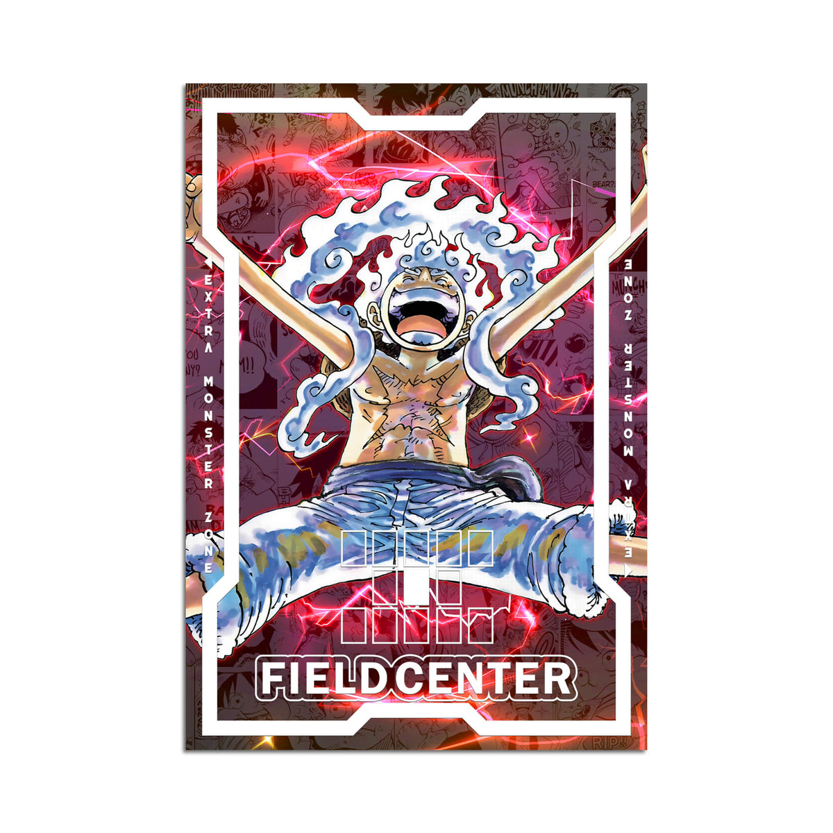 Luffy : Champ de jeu métallique Nika, le dieu soleil