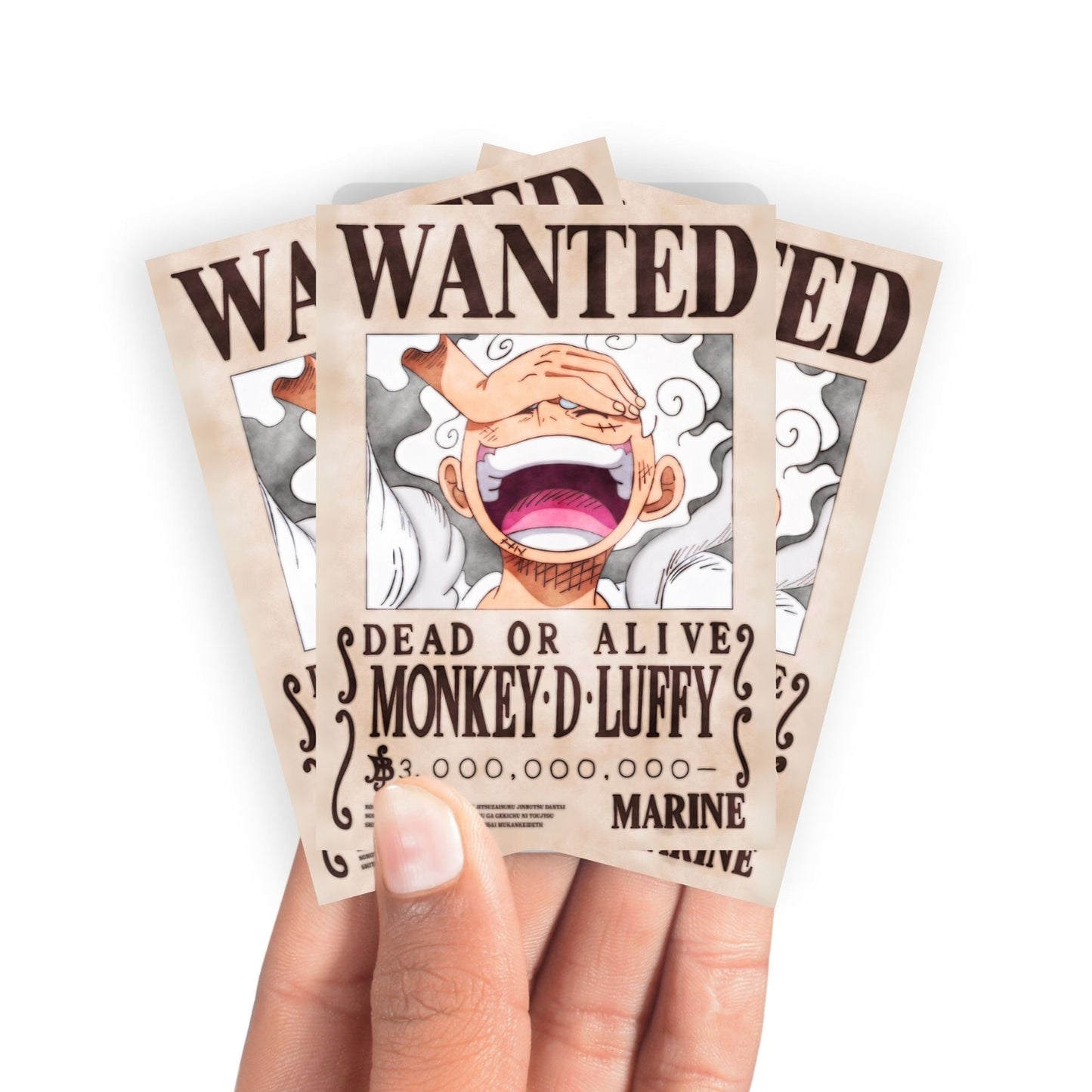 Luffy Wanted Poster Card Sleeves