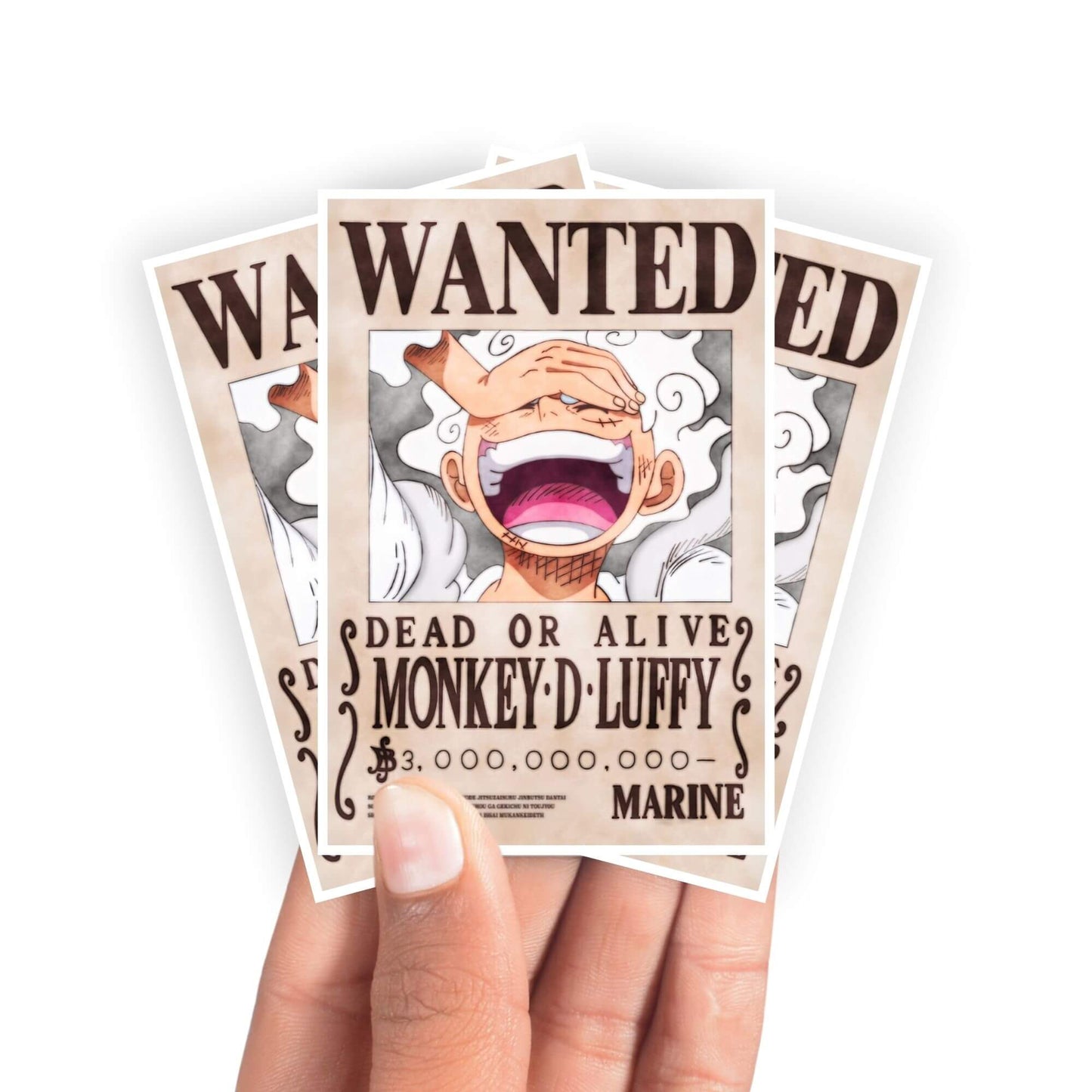 Luffy Wanted Poster Card Sleeves