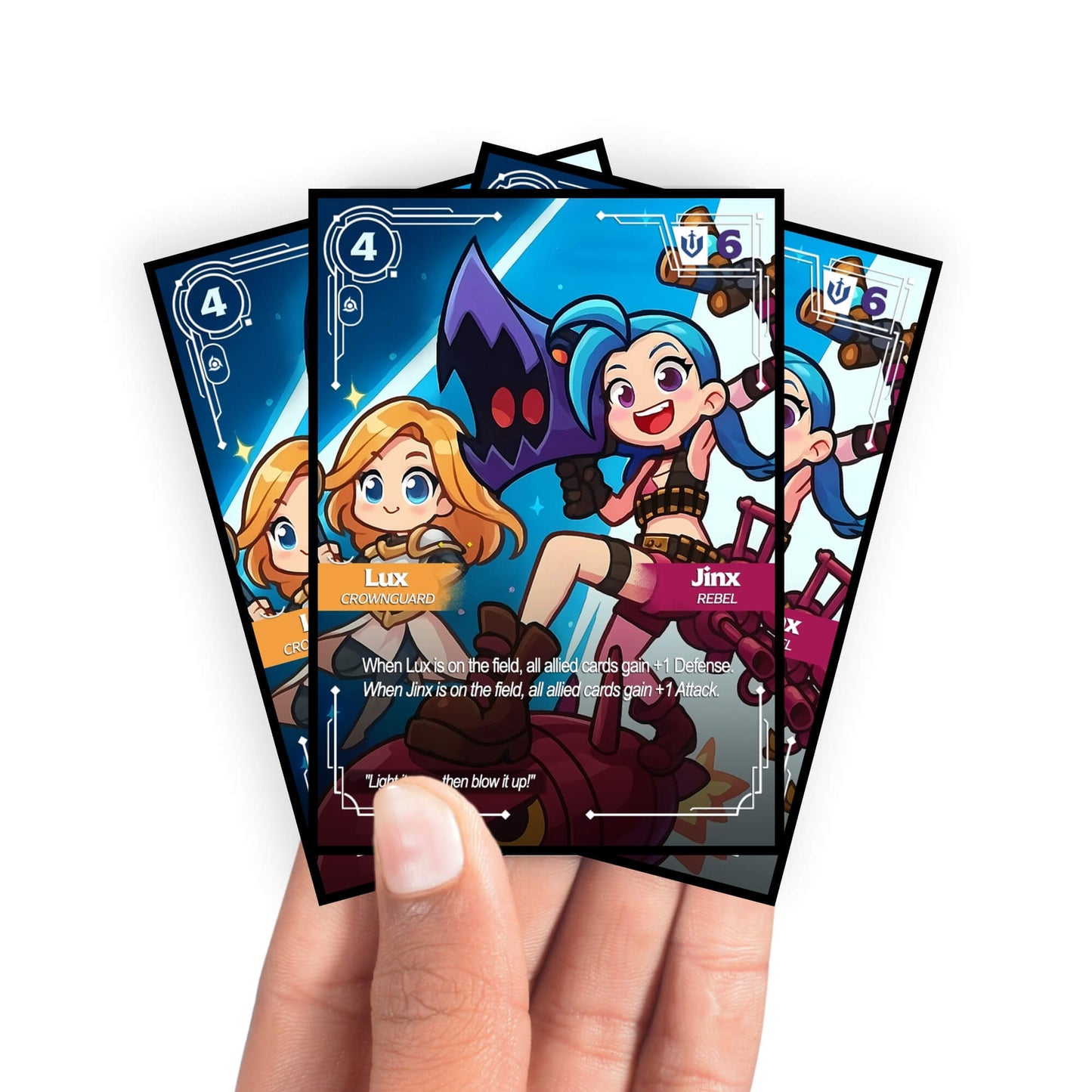Protège-cartes Lux et Jinx