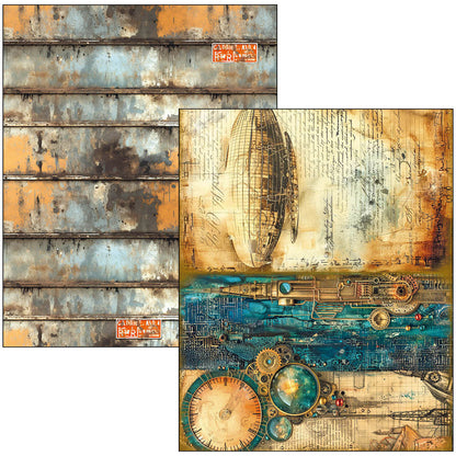 Mixed Media Book Past Time A4 Maxi