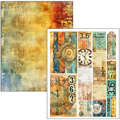 Mixed Media Book Past Time A4 Maxi