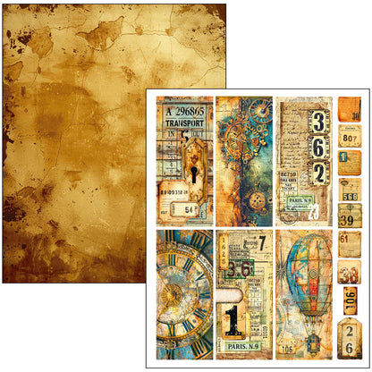 Mixed Media Book Past Time A4 Maxi