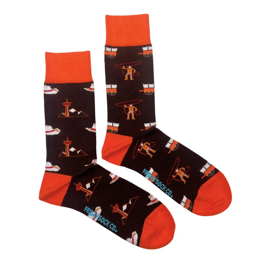 Friday Sock Co Chaussettes Rétro Rodéo pour Homme
