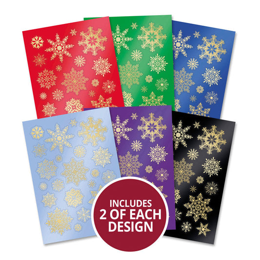 Foiled & Die-Cut Mirri Snowflakes - Classic Selection