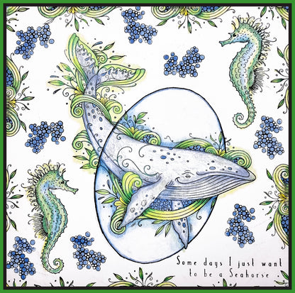 Pink Ink Designs Seas The Day 6 in x 8 in Clear Stamp Set