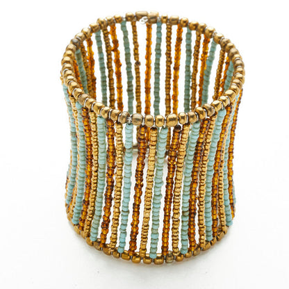 Beaded Column Cuff