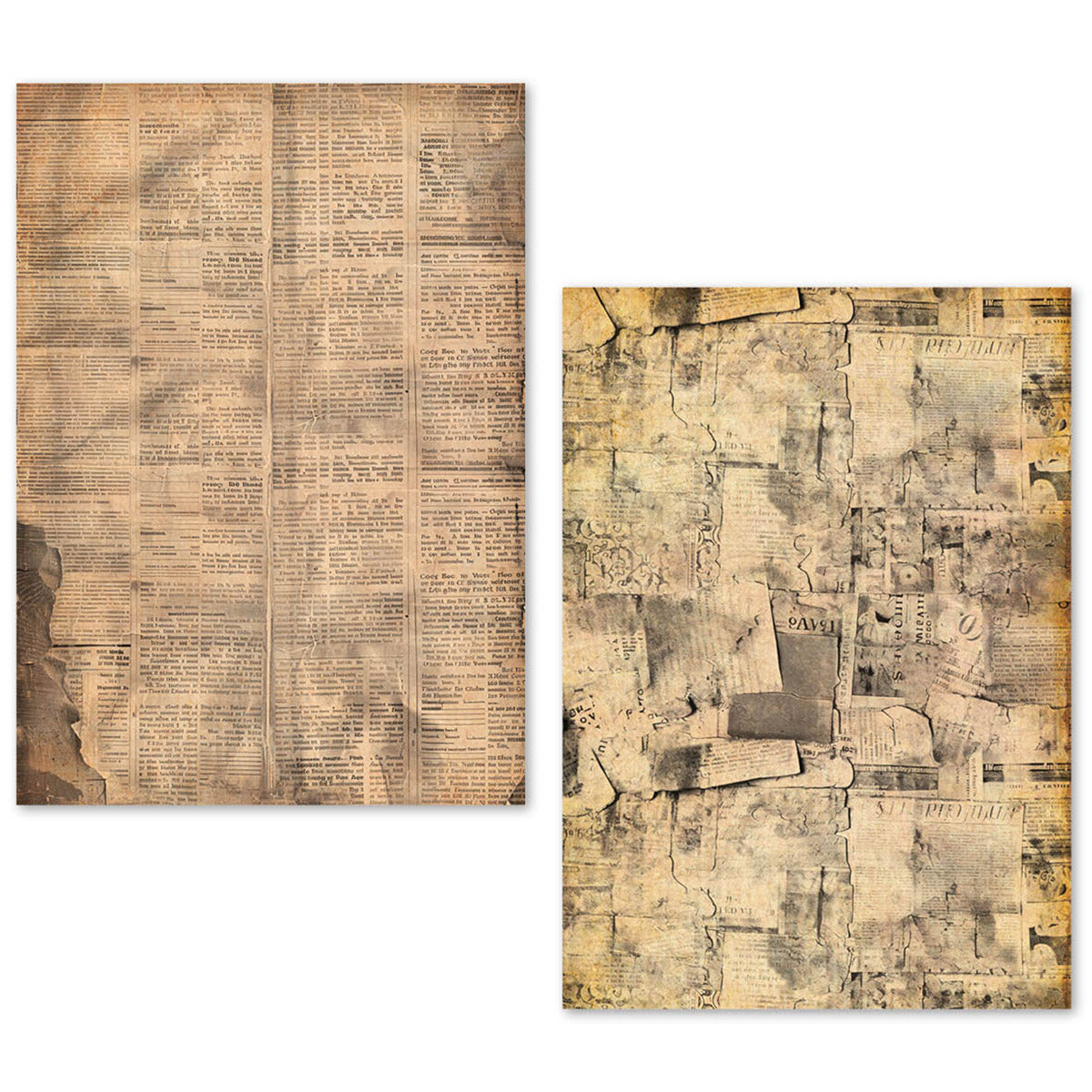 A5 Tissue Paper Set – 24 Sheets Newspapers