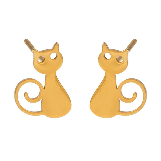 MIAOU : Boucles d'oreilles chat