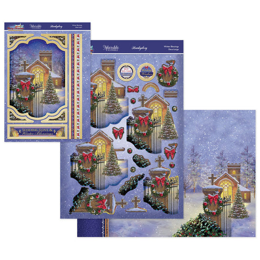 A Very Merry Christmas Deco-Large Set - Winter Blessings