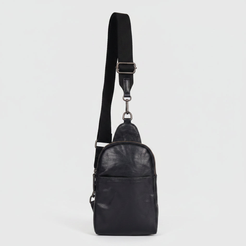 Sacoche de poitrine et sac à dos en cuir MET Andora