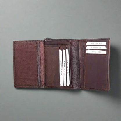 Portefeuille vertical en cuir MET Lavato pour homme