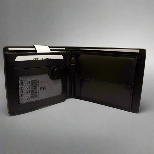 Porte-monnaie pliant double MET pour homme
