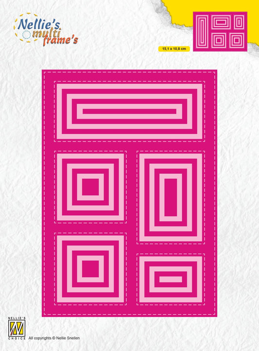 Matrices d'estampage multi-empreintes — Rectangle